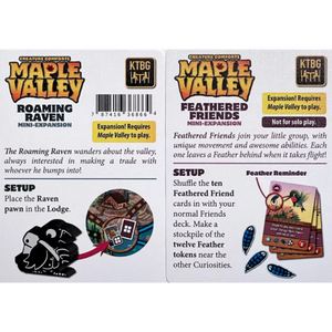 Maple Valley: Roaming Raven and Feathered Friends Mini Expansion