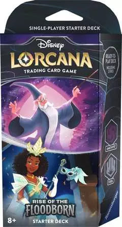 Disney Lorcana: Rise of the Floodborn Starter Deck: Amethyst & Steel